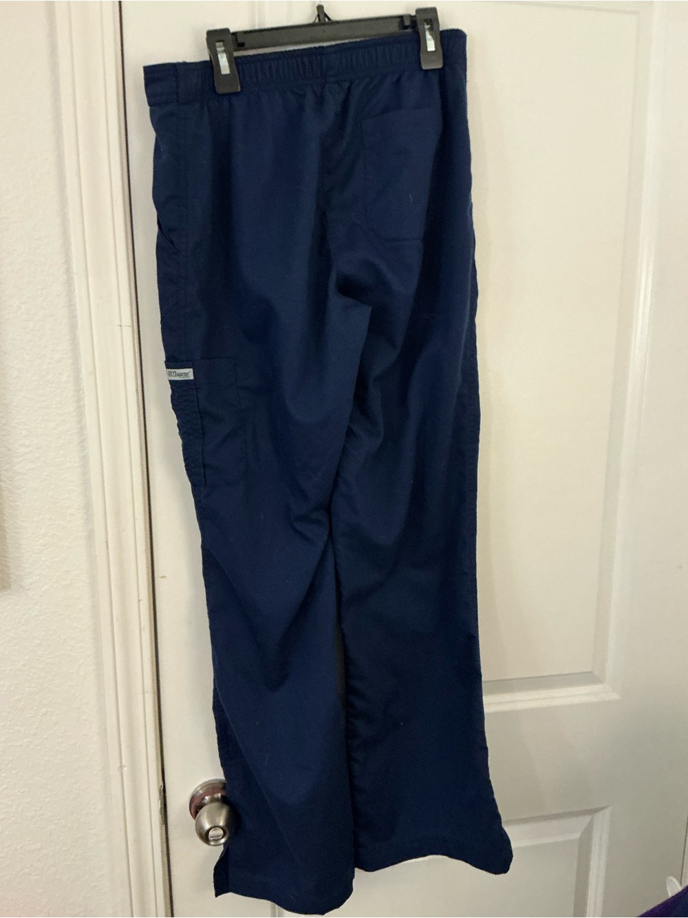 Grey's Anatomy by Barco Women's XS Navy Blue Drawstring Cargo Scrub Pants - Picture 2 of 2